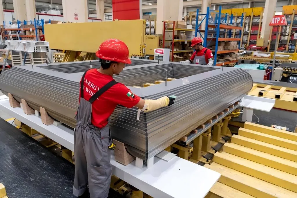 industrial transformer core made of CRGO steel